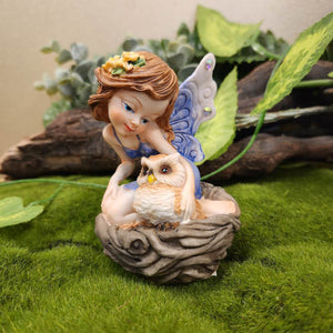 Fairy & Owl in Nest