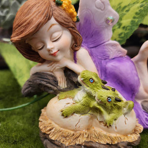 Fairy with Hatching Dragons