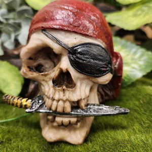 Pirate Skull With Red Bandana