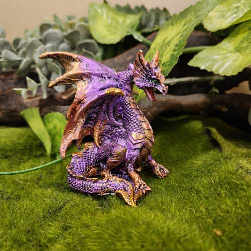 Purple Dragon (approx. 9 x 6.5 x 8cm)