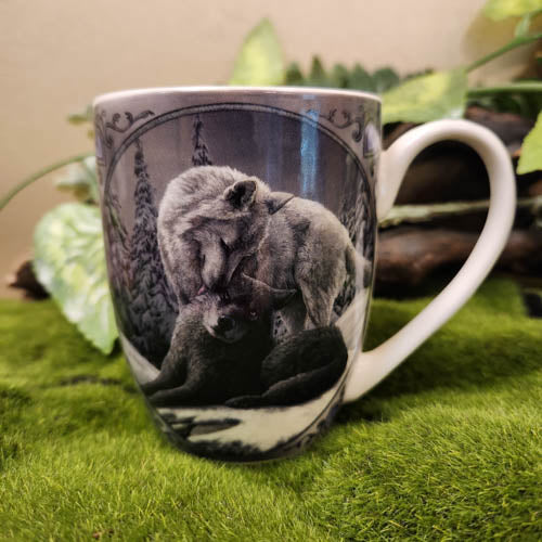 Snow Kisses Wolves By Lisa Parker Mug (approx. 11.5x10x8cm)