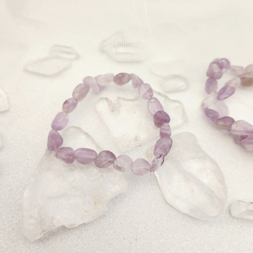 Amethyst Nugget Bracelet (child size)