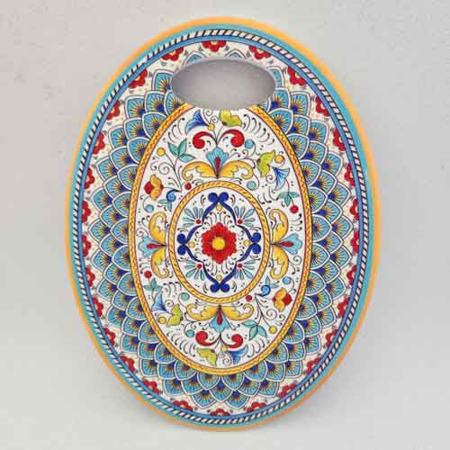 Oval Multi Coloured Trivet (20 x 15 cm)