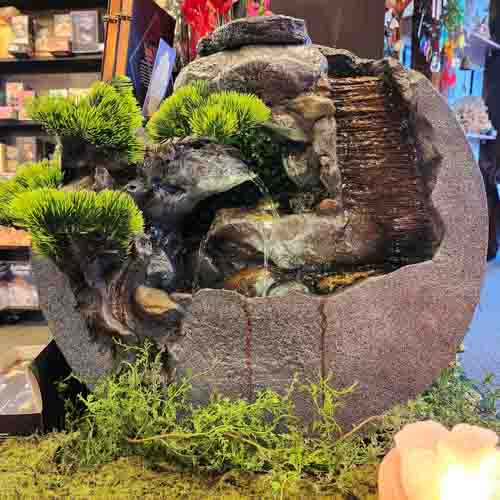 Zen Garden Water Feature (approx. 55x17x55cm)