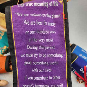 The True Meaning of Life Dalai Lama Scroll