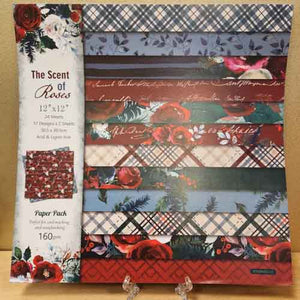 Scent of Roses Paper Pack for card making & scrapbooking