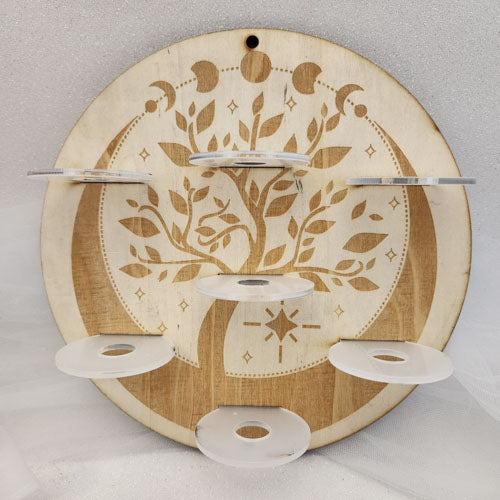 Tree of Life Wall Stand for Spheres or Small Crystals (approx. 20x20cm flatpacked)