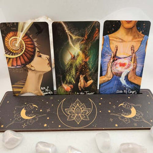 Triple Moon Tarot/Oracle Card Holder 