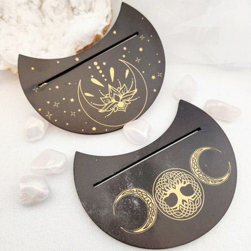 Moon Tarot/Oracle Card Holder (assorted designs. approx. 13x10cm)