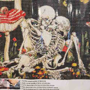 DIY Diamond Art Romantic Skeleton Couple