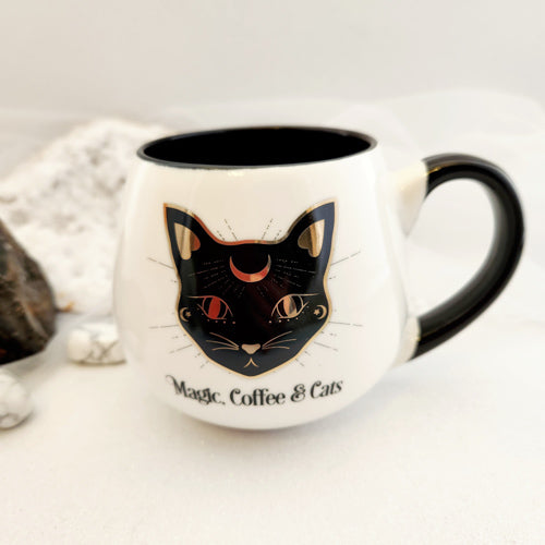 Mystic Mog Mug (approx. 9.5 x8 x 5.8 cm)