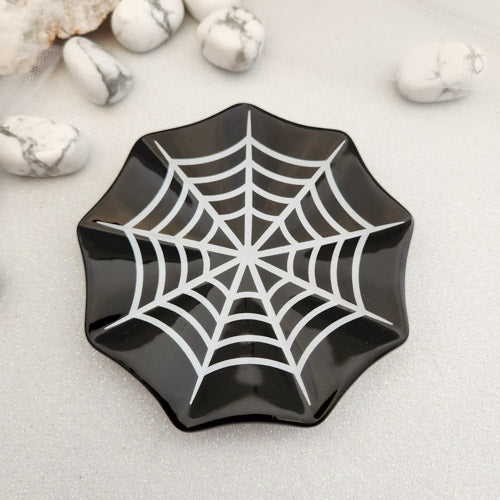 Spiderweb Trinket Dish (approx. 9.8 x 9.8 cm)