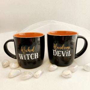 Wicked Witch/Handsome Devil Double Mug Set