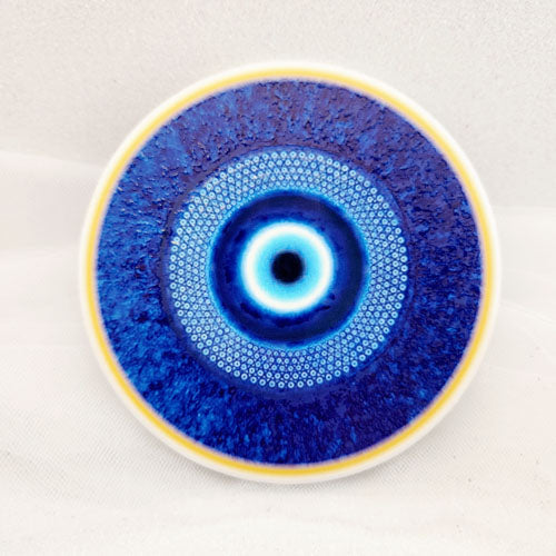 Blue Eye Ceramic Coaster (approx. 11x11cm)