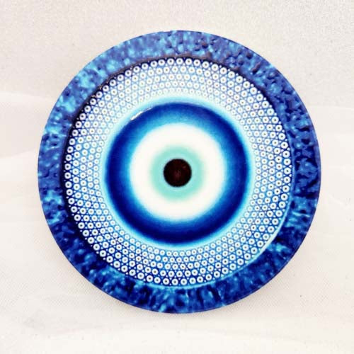 Blue Eye Ceramic Coaster (approx. 11x11cm)