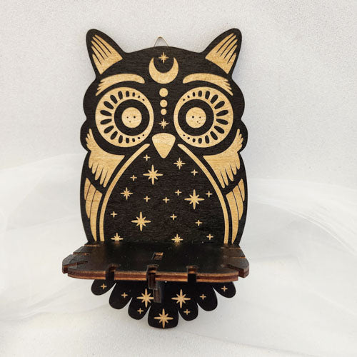 Owl Shelf for Hanging Pendulums/Pendants etc... (approx. 21x9.5cm)