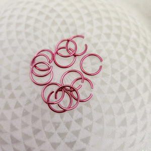Cerise Open Jump Rings Pack