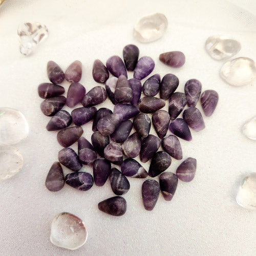 Amethyst Tear Drop Bead (frosted & assorted)