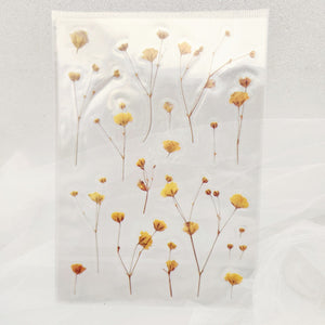 Sheet of Assorted Flowers Self-Adhesive Stickers