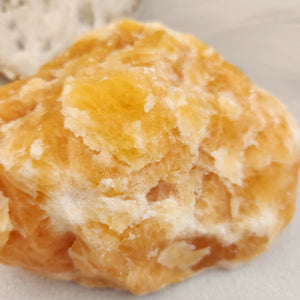 Orange Calcite Rough Rock