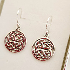 Celtic Knot Circular Earrings