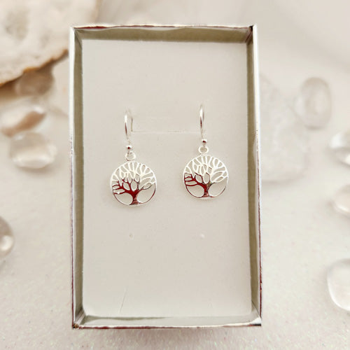 Tree of Life Earrings (sterling silver)