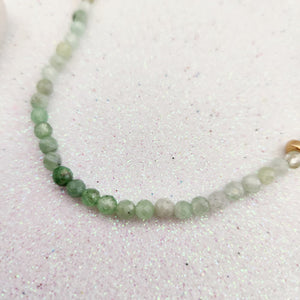 Green Tanzanite & Moonstone Necklace
