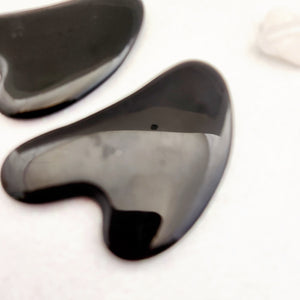 Black Obsidian Gua Sha Massage Tool