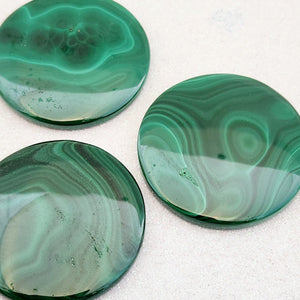 Malachite Flat Disc