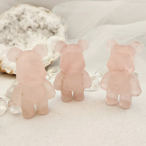 Rose Quartz Teddy Bear