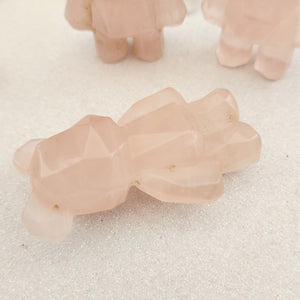 Rose Quartz Teddy Bear