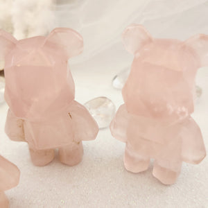 Rose Quartz Teddy Bear