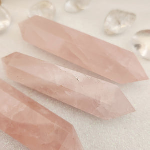 Rose Quartz Double Terminated Polished Point