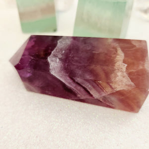 Rainbow Fluorite Candy Coloured Obelisk 