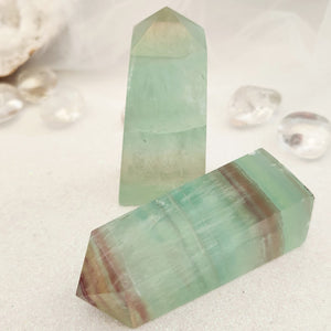 Rainbow Fluorite Candy Coloured Obelisk 