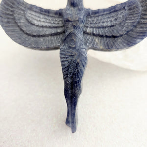 Blue Aventurine Isis Carving