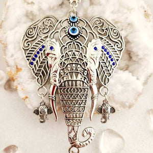 Blue Eye Elephant Head Hanging