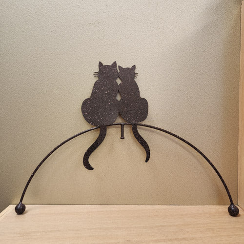 Cats Balancing Garden Stake (115 x 43cm)