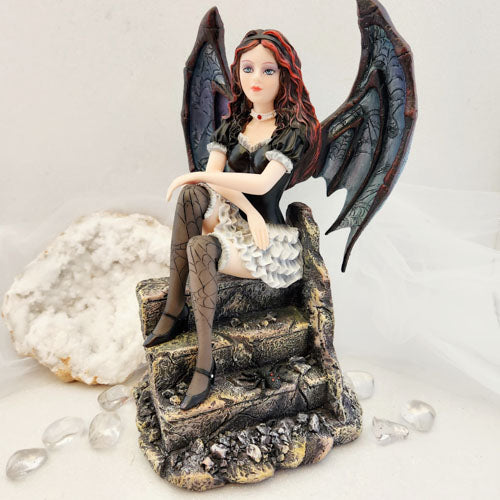 Spider Fairy on Steps (approx.23 x 5 x15cm)