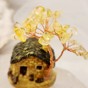 Fairy Cottage with Citrine Tree