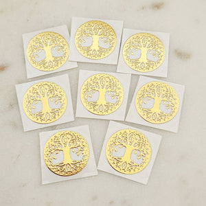 Tree of Life Metallic Self-Adhesive Sticker