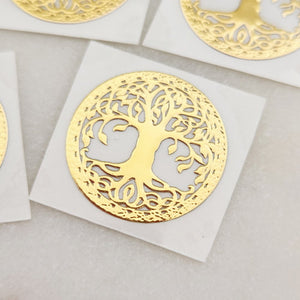 Tree of Life Metallic Self-Adhesive Sticker