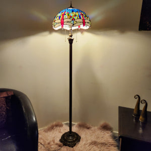 Dragonfly Tiffany Style Floor Lamp