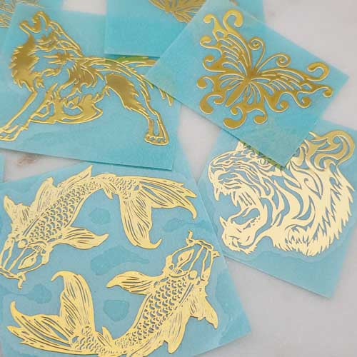 Animal & Bird Metallic Self-Adhesive Sticker (assorted designs & sizes)