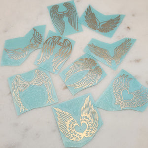 Angel Wings Metallic Self-Adhesive Sticker