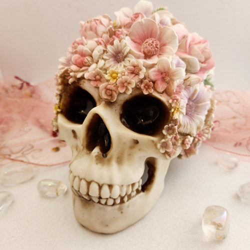 Floral Skull (approx. 20cm)