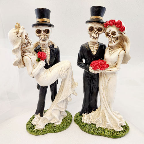 Skeleton Bride and Groom (assorted. 23cm)