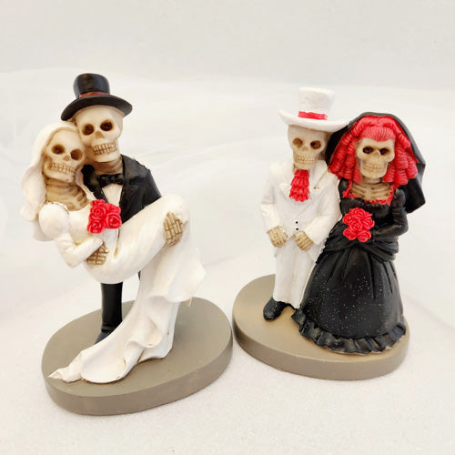 Skeleton Bride and Groom (assorted. approx. 14cm)
