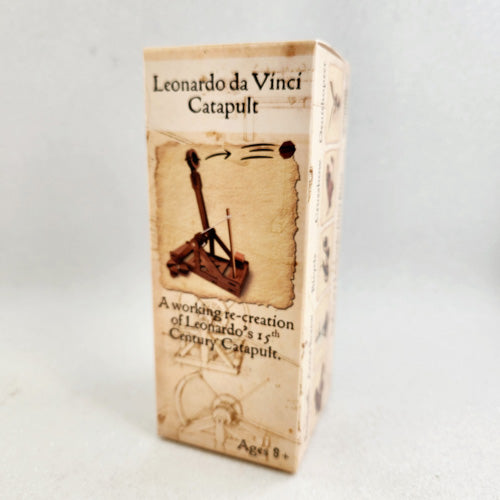 Leonardo da Vinci Catapult (a miniature working re-creation of Leonardo's 15th century catapult. suitable for ages 8+)