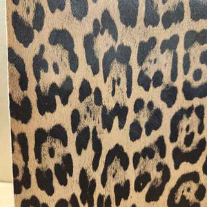 Leopard Print Faux Leather Self-Adhesive Sheet